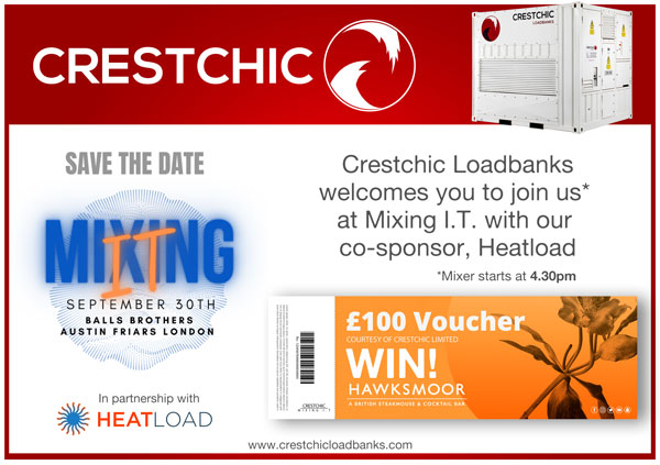 Crestchic co-sponsoring Mixing IT on 30th September