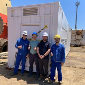 vessel testing team load bank