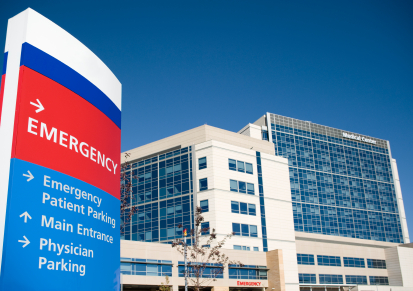 back up generators at a hospital